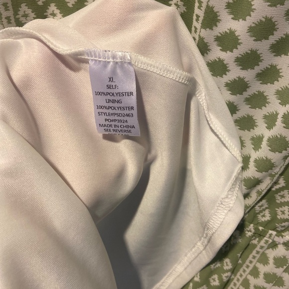 Green Patterned Maxi Dress - Picture 5 of 5